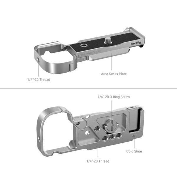 SmallRig Extension Grip for Sony ZV-E10 (Silver) 3524 - Image 3