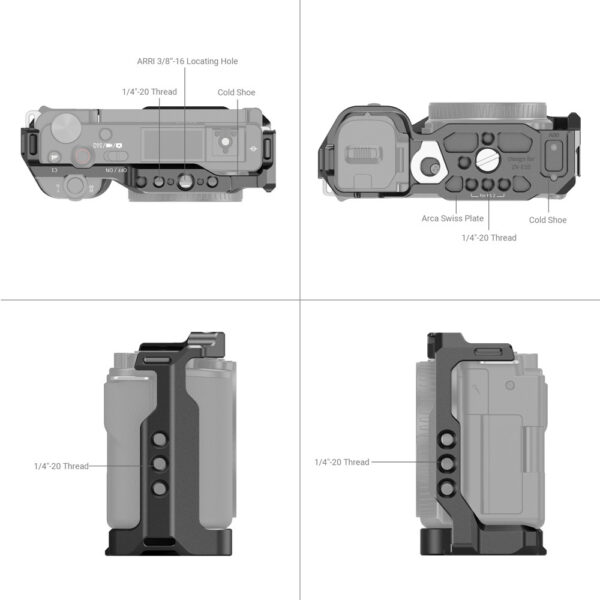 SmallRig Cage for Sony ZV-E10 3531B - Image 5