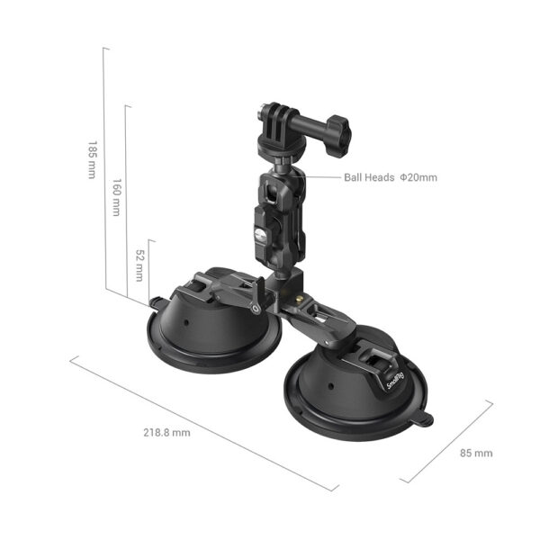SmallRig Portable Dual Suction Cup Camera Mount SC-2K 3566 - Image 4