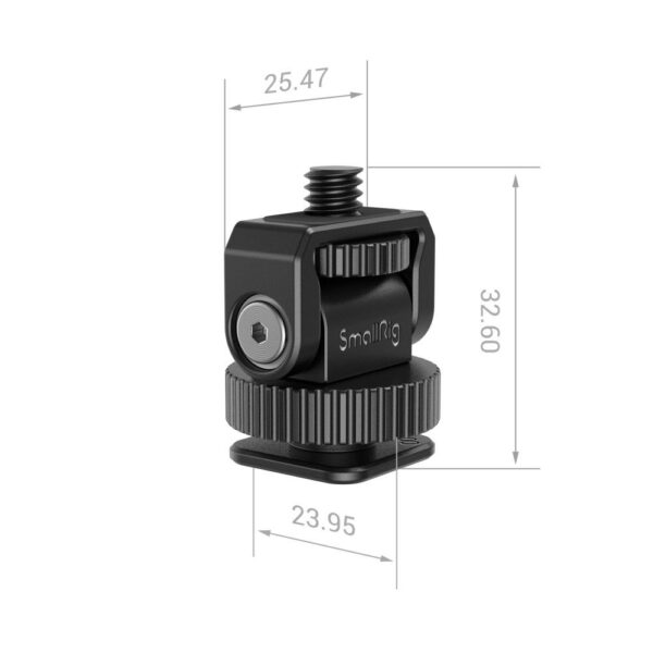 SmallRig mini Cold Shoe to 1/4"-20 Screw Adapter Support 3577 - Image 3