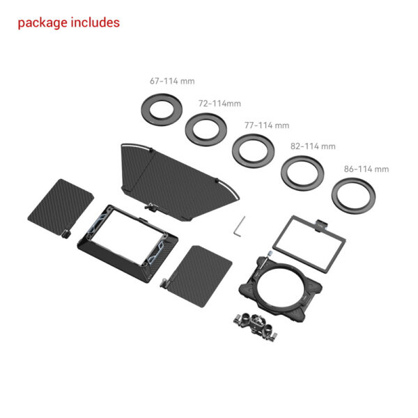 SmallRig Multifunctional Modular Matte Box (Φ114mm) Basic Kit 3641 - Image 2