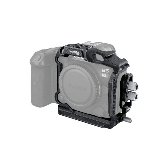 SmallRig “Black Mamba“ Half Cage / Cable Clamp for Canon EOS R5/R6/R5 C 3656 - Image 2