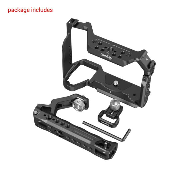 SmallRig Basic Cage Kit for Sony Alpha 7R V / Alpha 7 IV / Alpha 7S III 3668B - Image 2