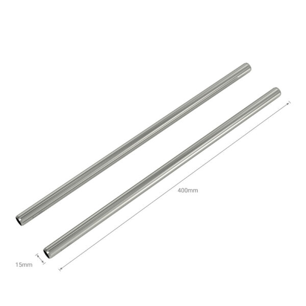 SmallRig 15mm Stainless Steel Rods (40cm / 16in) 3684 !END OF LINE! - Image 2