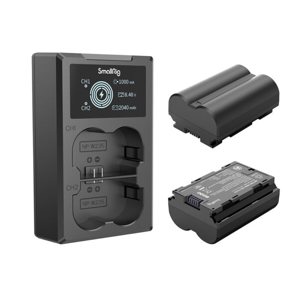 SmallRig NP-W235 Camera Battery and Charger Kit 3822 - Image 5