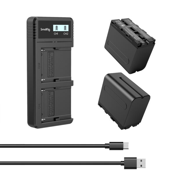 SmallRig NP-F970 Battery and Charger Kit 3823 - Image 2
