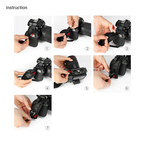 SmallRig "Black Mamba" Wrist Strap 3848 - Image 5