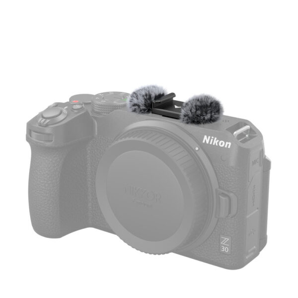 SmallRig Furry Windscreen with Cold Shoe Adapter for Nikon Z 30 3859 - Image 2
