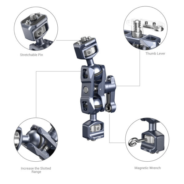 SmallRig Magic Arm with Dual Ball Heads (1/4”-20 Screws) 3873 - Image 5