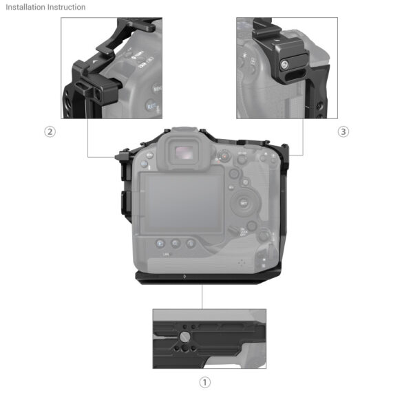 SmallRig Camera Cage for Canon EOS R3 3884 - Image 4