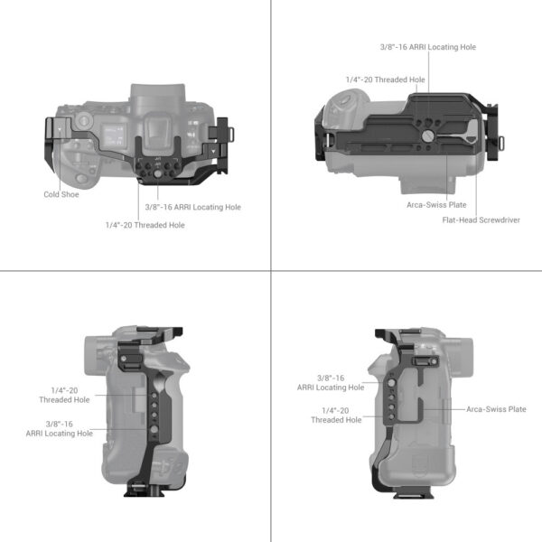SmallRig Camera Cage for Canon EOS R3 3884 - Image 5