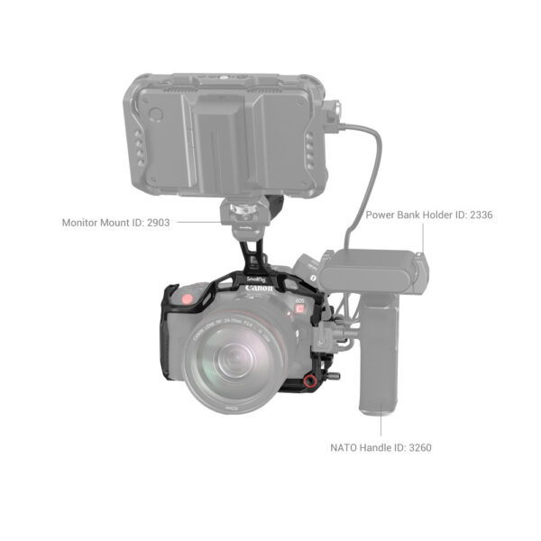 SmallRig “Black Mamba” Handheld Kit for Canon EOS R5 C 3891 - Image 3