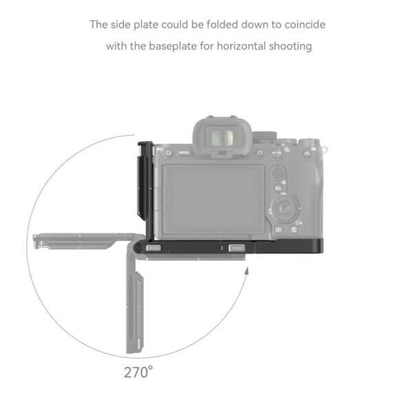 SmallRig Foldable L-Shape Mount Plate for Sony Alpha 7R V / Alpha 7 IV / Alpha 7S III 3984 - Image 4