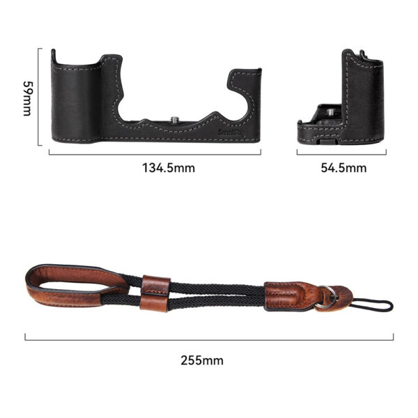 SmallRig Half Case / Wrist Strap Kit for FUJIFILM X-T5 3927 - Image 3