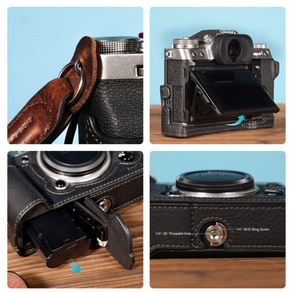 SmallRig Half Case / Wrist Strap Kit for FUJIFILM X-T5 3927 - Image 5