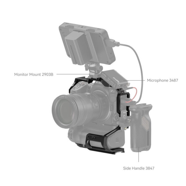 SmallRig Cage for Nikon Z 8 with MB-N12 Battery Grip 3982 - Image 5