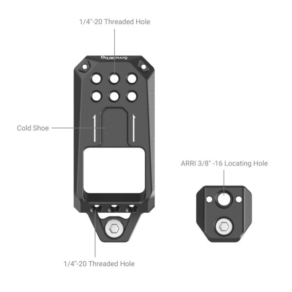 SmallRig Top Mount Plate for Sony FX30 / FX3 XLR Unit MD3990 - Image 5
