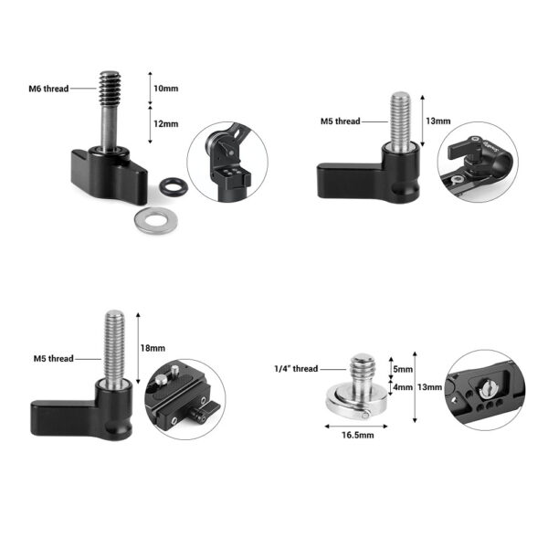 SmallRig Screw Ratchet Wingnut Set 3995 - Image 5