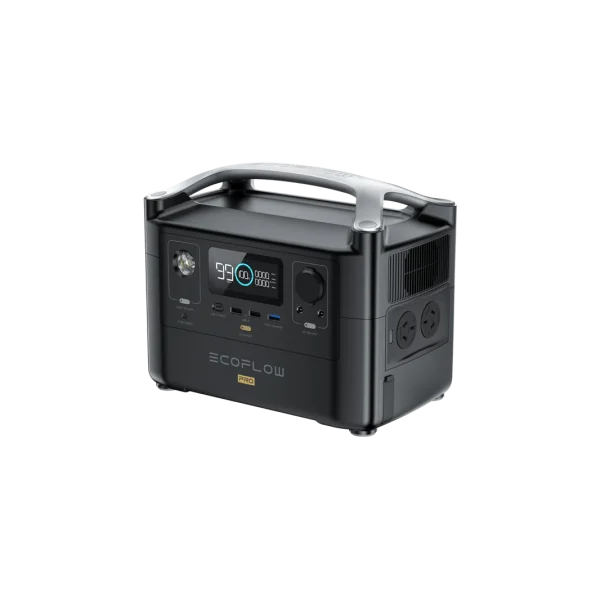 EcoFlow River600 PRO Portable Power Station with 600W AC output & Built in 720Wh (60Ah@12V) Battery - Image 4