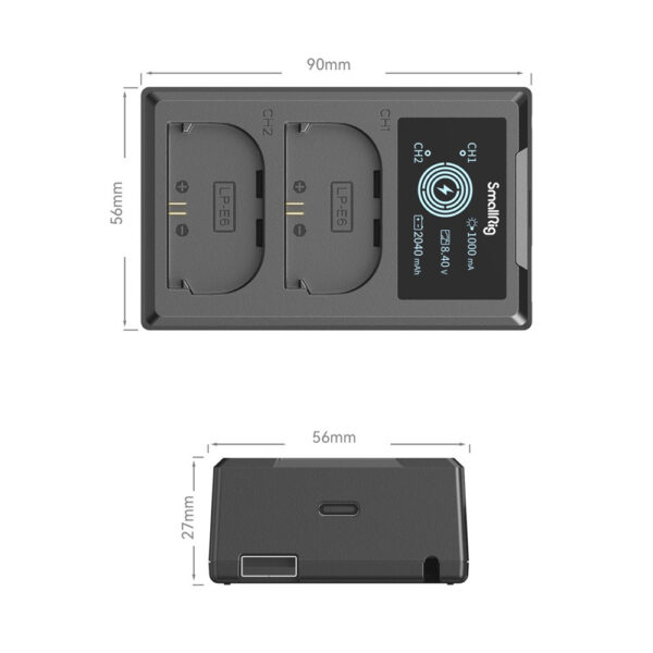 SmallRig LP-E6NH Camera Battery Charger4084 - Image 4