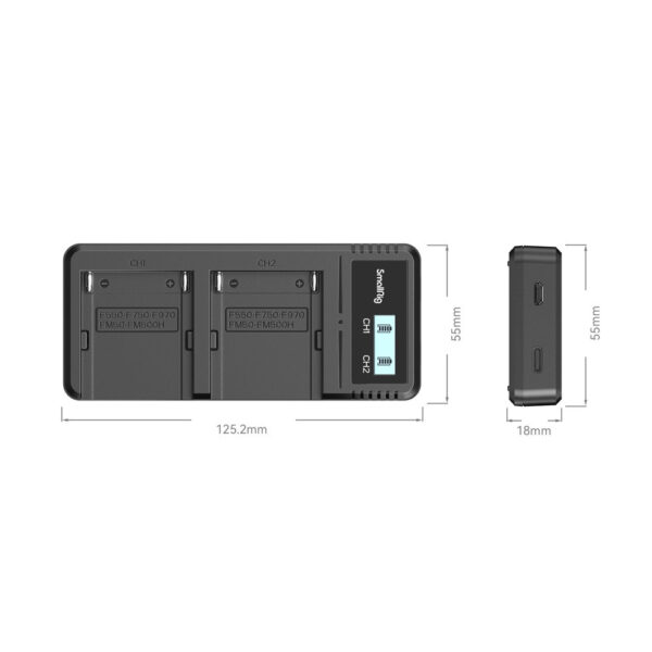 SmallRig NP-F970 Camera Battery Charger 4086 - Image 3