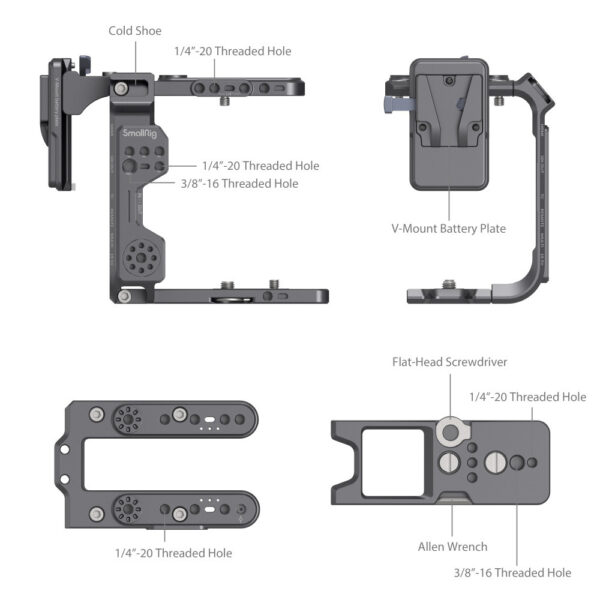 SmallRig Cage Kit for Sony FX6 4124 - Image 5