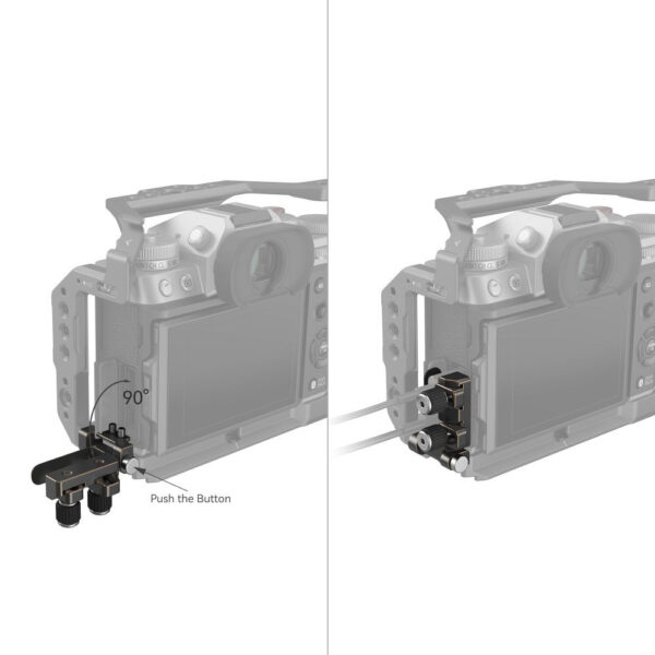 SmallRig HDMI and USB-C Cable Clamp for FUJIFILM X-T5 4147 - Image 5