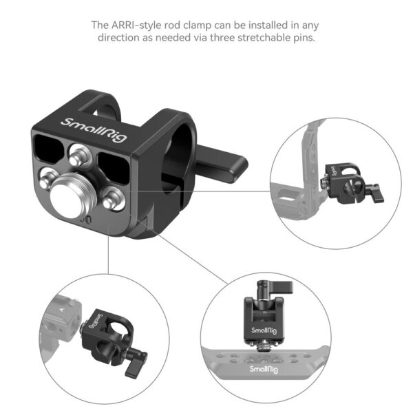 SmallRig 15mm ARRI Locating Single Rod Clamp 4171 - Image 4