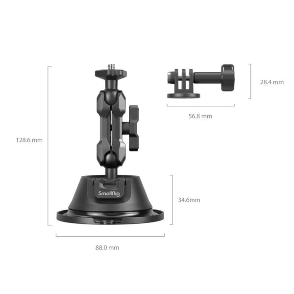 SmallRig Portable Suction Cup Mount Support for Action Cameras SC-1K 4193 - Image 4
