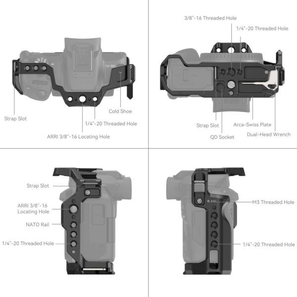 SmallRig Cage for Canon EOS R50 4214 - Image 4