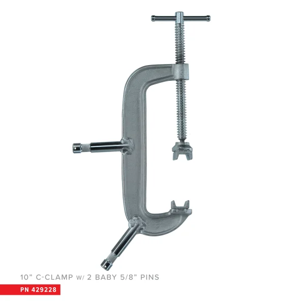 Matthews C-Clamp 2X Pin 10"
