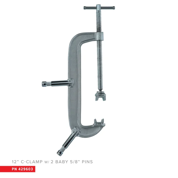 Matthews C-Clamp Wmt 2X Pin 12''