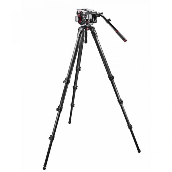 Manfrotto 509HD.536K 509 fluid video head & 536 CF single leg tripod