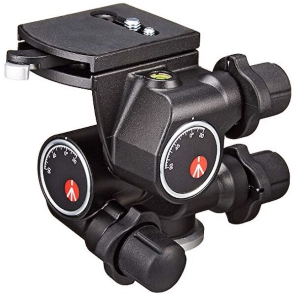 Manfrotto 410 410 Junior Geared Tripod Head, easy to use ergonomic knobs - Image 6