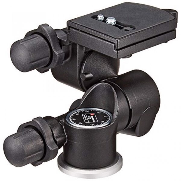 Manfrotto 410 410 Junior Geared Tripod Head, easy to use ergonomic knobs - Image 5