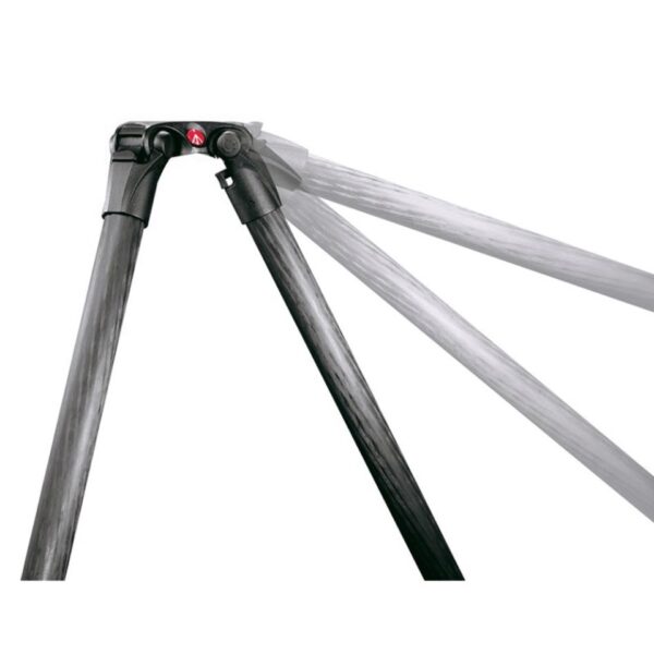 Manfrotto Tripod Video Pro CF 3-Stage 72/203cm 25kg Payload Min height 27cm 75mm Bowl - Image 6