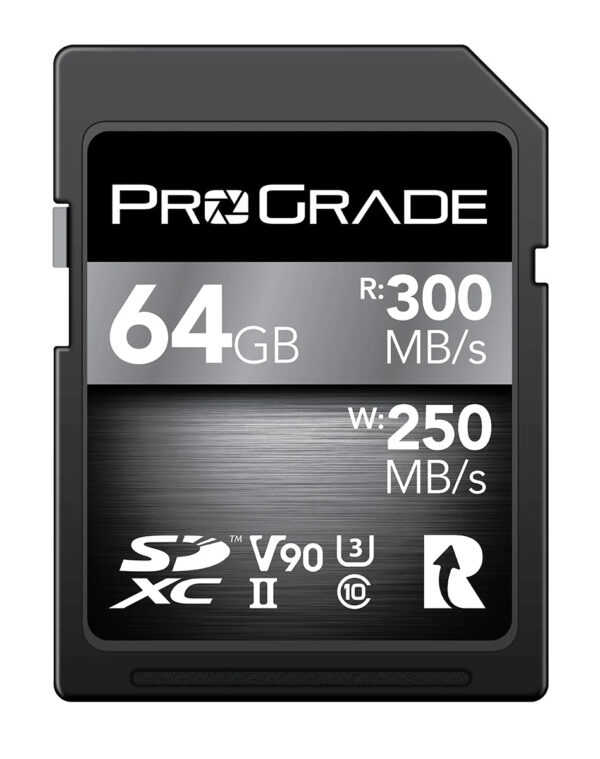 ProGrade Digital PGSD64GBCKNA 64GB SDXC UHS-II V90 Memory Card (Cobalt)