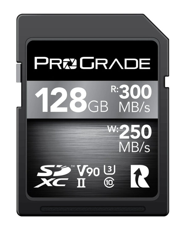 ProGrade Digital PGSD128GBCKNA 128GB SDXC UHS-II V90 Memory Card (Cobalt)
