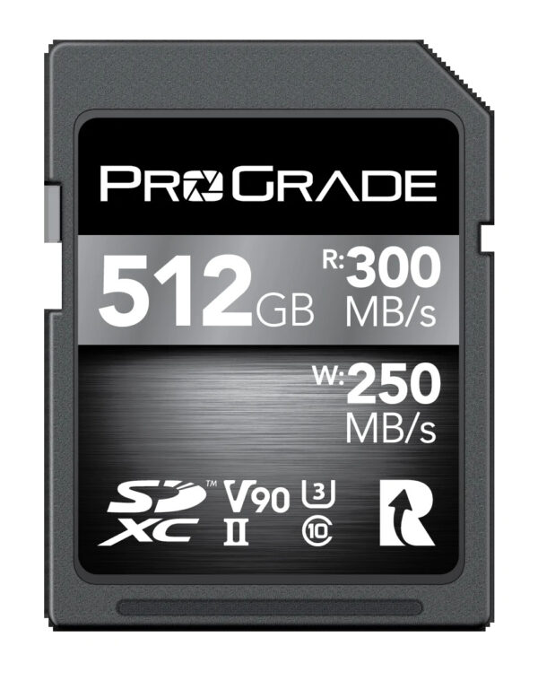 ProGrade Digital PGSD512GBCKNA 512GB SDXC UHS-II V90 Memory Card (Cobalt)