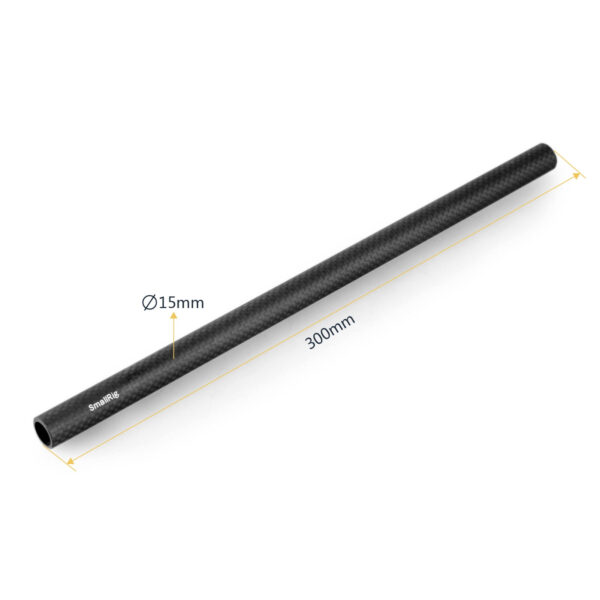 SmallRig 15mm Carbon Fiber Rod (30cm / 12in) (2pcs) 851 - Image 3