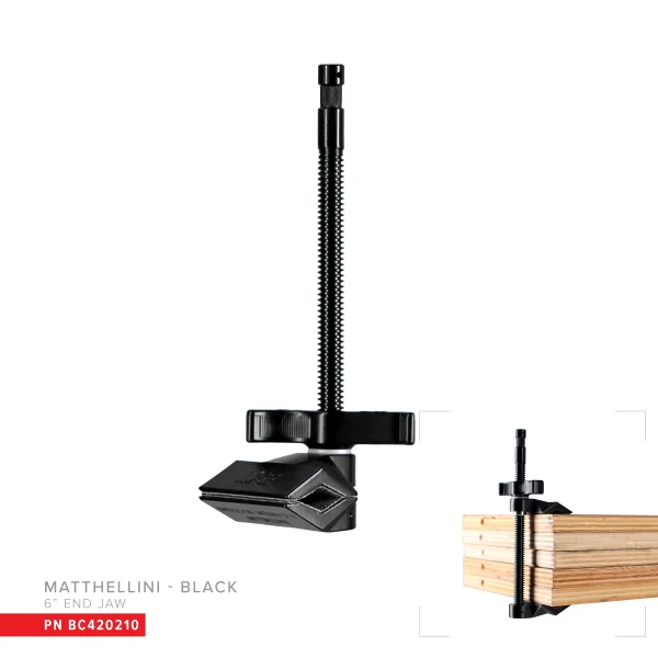Matthews Matthellini Clamps 6" End Jaw 2"Pin Black