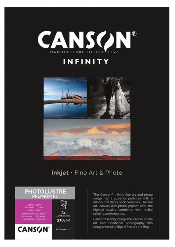Canson LUSTRE PREMIUM RC A4 200sh 310gsm