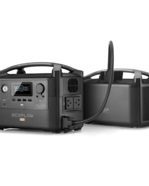 EcoFlow River600 PRO Portable Power Station with One Extra battery combo. (Battery shipped separately)
