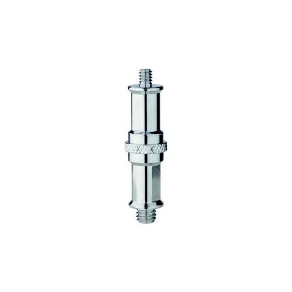 Ercole M11-001B Spigot Steel Flat Face 1/4"-20 & 3/8"-16 male threads