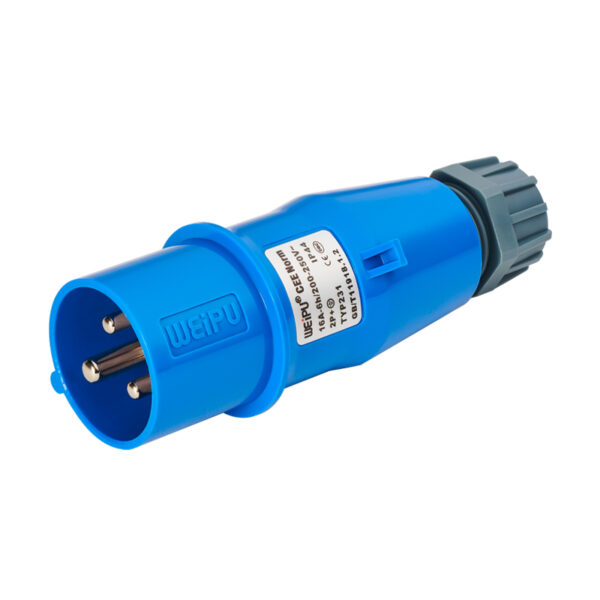 Weipu 16A 3Pin Industrial Plug Socket TYP231-IP44