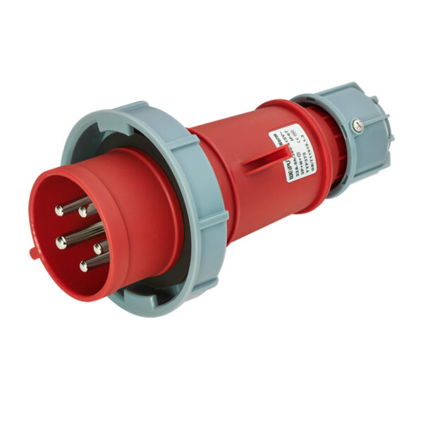 Weipu 32A 5PIN Plug Clamping cable fix TYP375-IP67