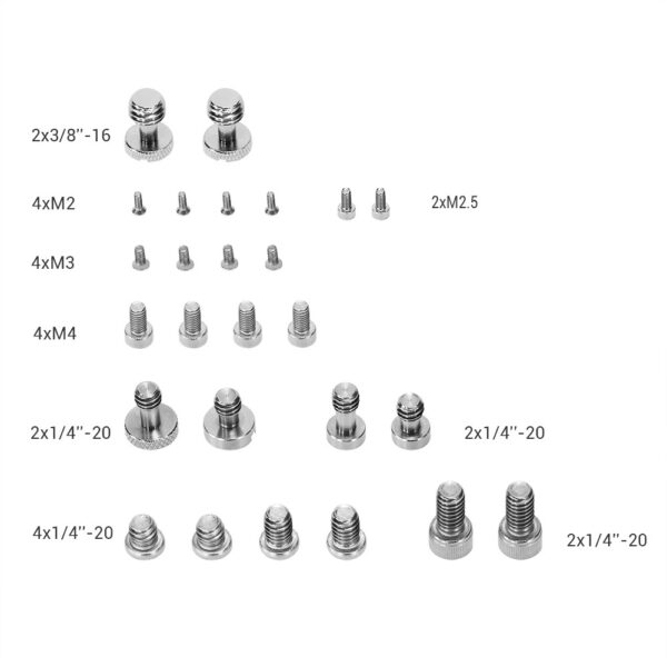 SmallRig Stainless Steel Screw Set for Camera Accessories AAK2326 - Image 2