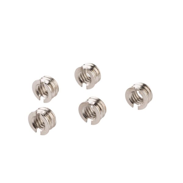 Manfrotto 148KN Adaptor converts 1/4 to 3/8 Set of 5 per pack - Image 2