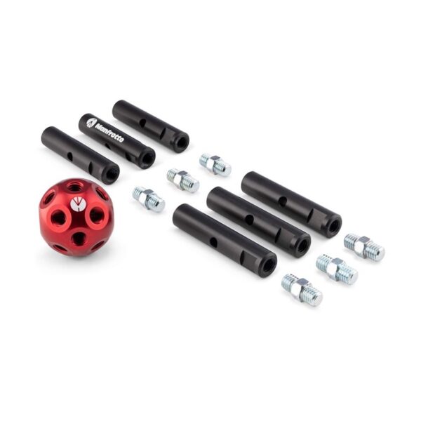 Manfrotto MSY0580A Universal Junction DADO Kit Sphere + 6 Tubes and Pins - Image 3