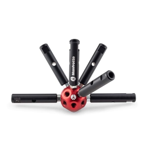 Manfrotto MSY0580A Universal Junction DADO Kit Sphere + 6 Tubes and Pins - Image 2